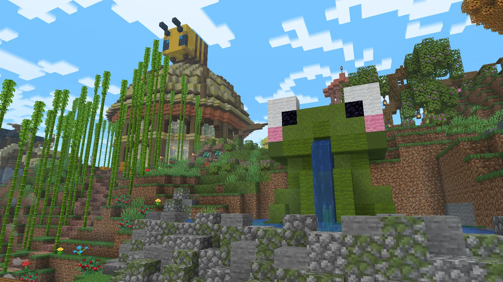 Frog build και bee house